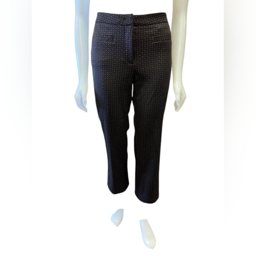Cambio Pants High Rise Black/Red/White Polka Dot Size 14 EUC